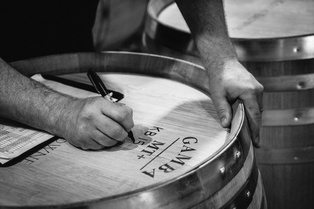 writing the date on the barrel