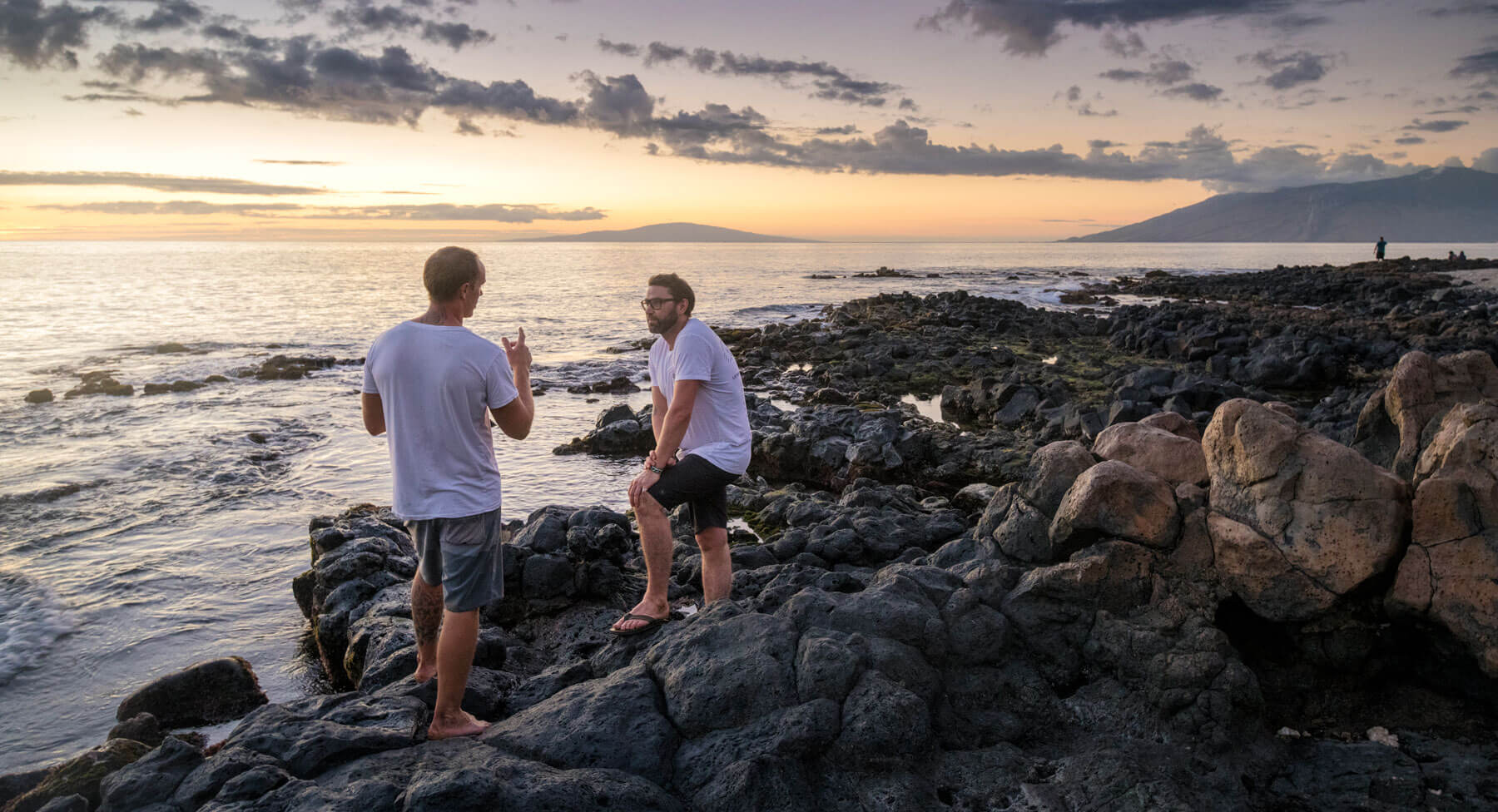 discussion on the coast of Maui