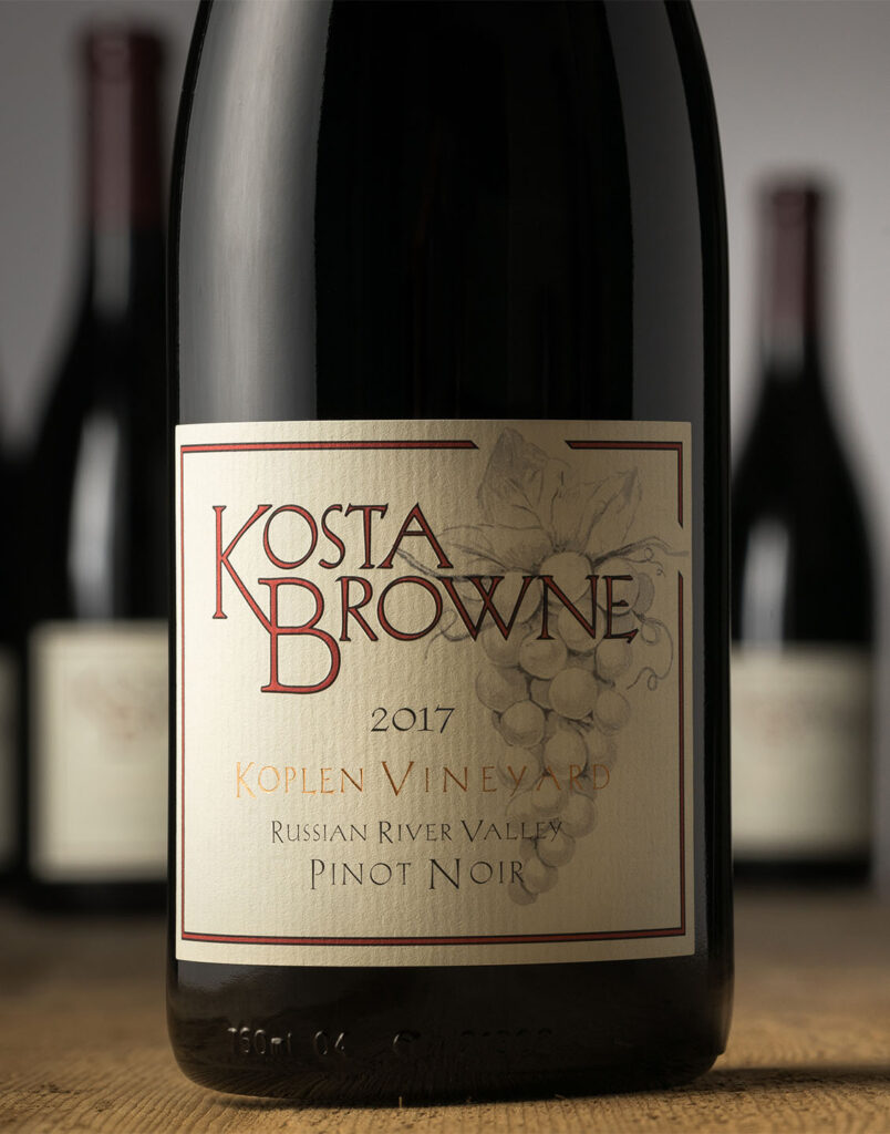 2017 Koplen Vineyard Pinot - Kosta Browne - Prestigious California winery – dedicated to crafting world-class Pinot Noir and Chardonnay – celebrated for its artistry, precision, and bold flavors.