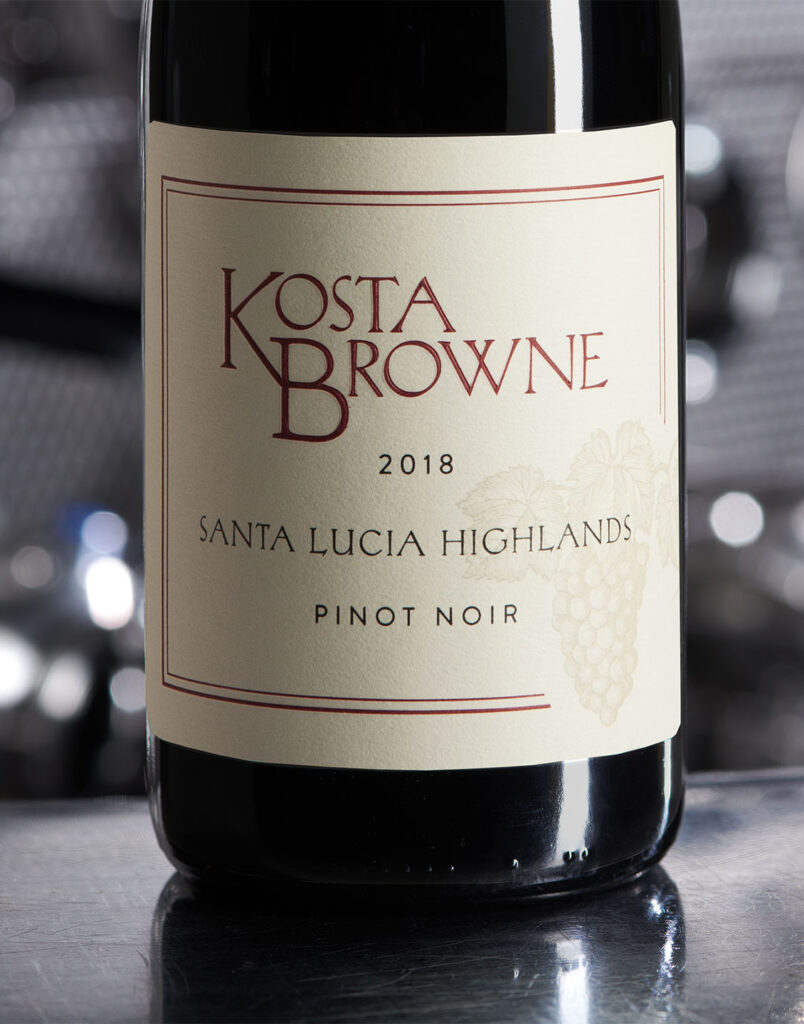 2018 SANTA LUCIA HIGHLANDS PINOT NOIR – dedicated to crafting world-class Pinot Noir and Chardonnay – celebrated for its artistry, precision, and bold flavors.