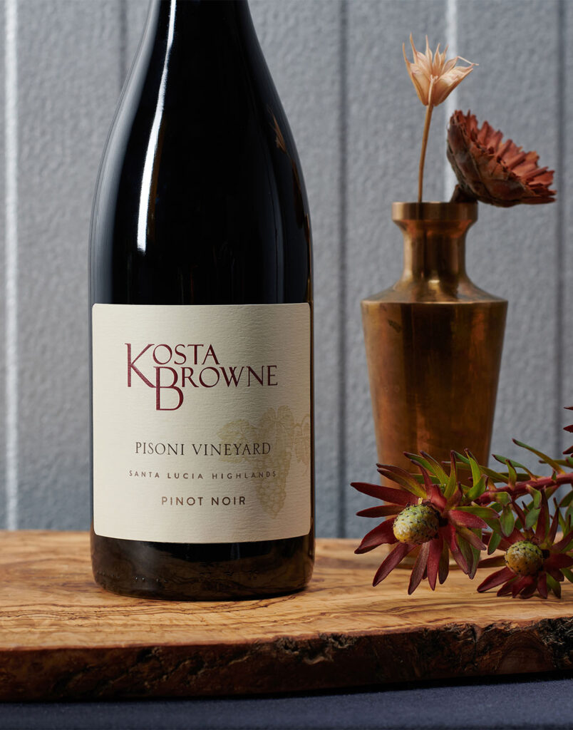 KB Bottle Shadows - PISONI PN Vineyard-Prestigious California winery – dedicated to crafting world-class Pinot Noir and Chardonnay – celebrated for its artistry, precision, and bold flavors.